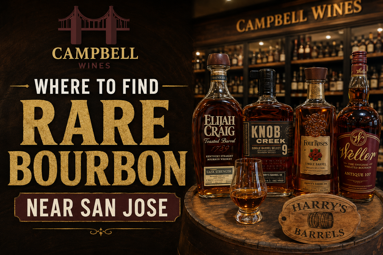 Where to Find Rare Bourbon Near San Jose