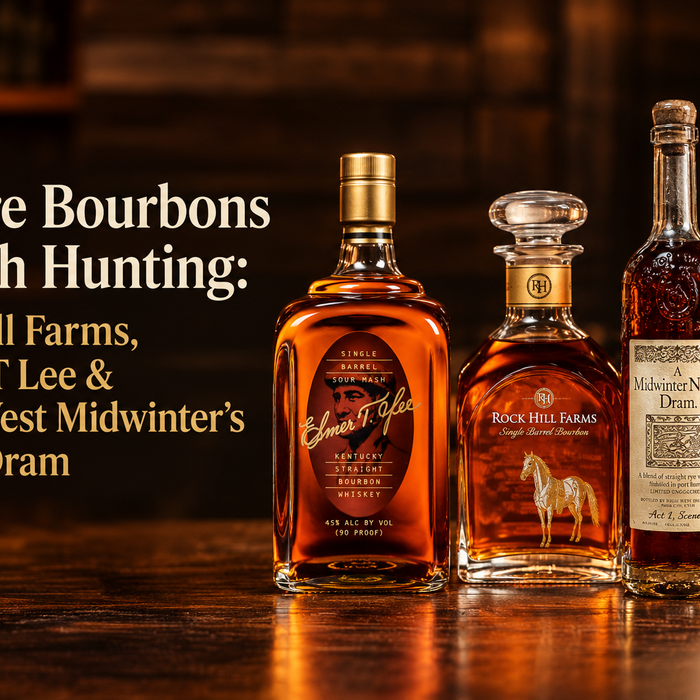 3 Rare Bourbons Worth Hunting: Rockhill Farms, Elmer T Lee & High West Midwinter's Night Dram