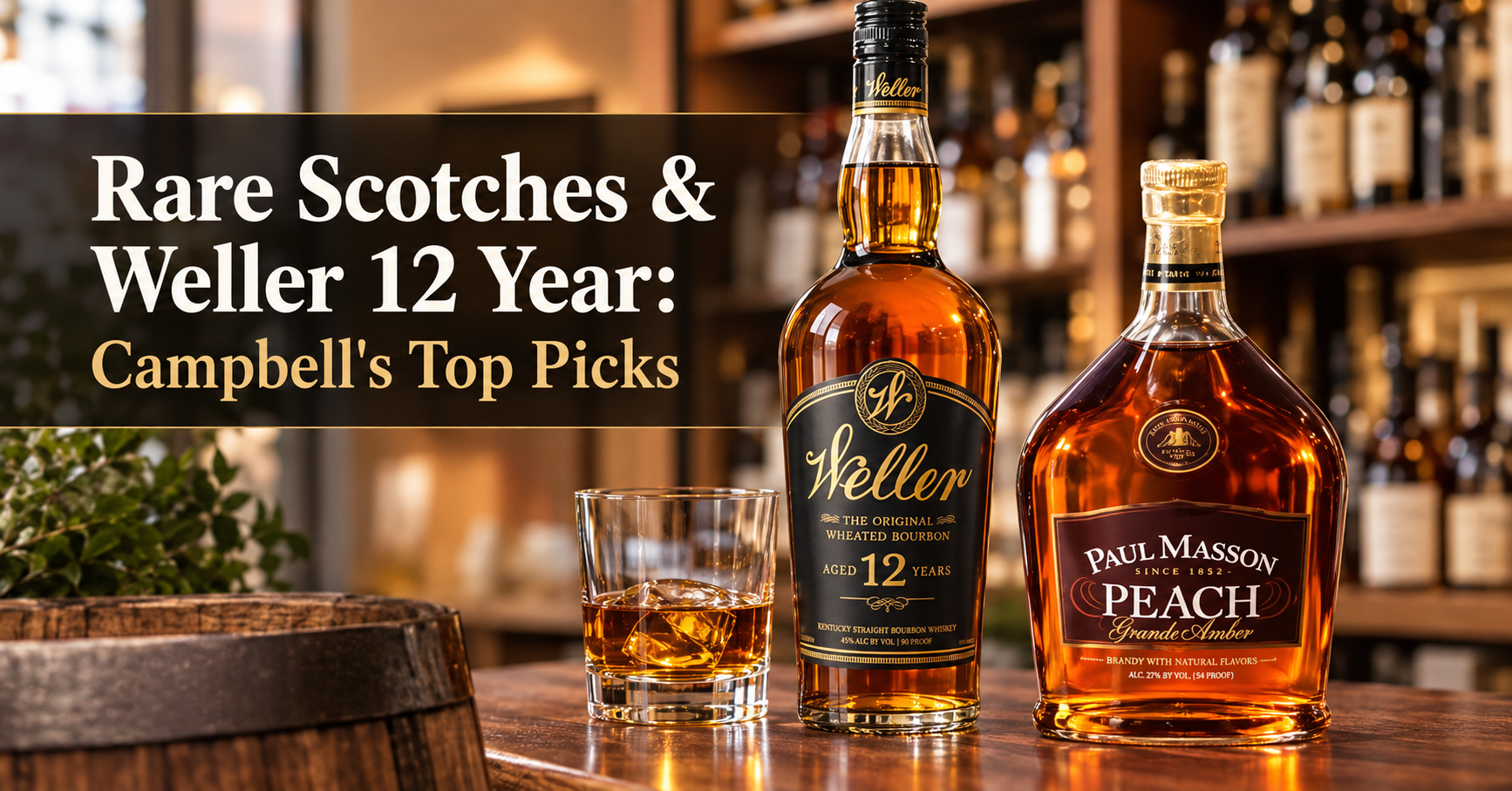 Rare Scotches & Weller 12 Year: Campbell's Top Picks
