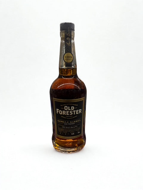 Old Forester 100 Proof Single Barrel, Barrel # 4 Warehouse H Floor 2