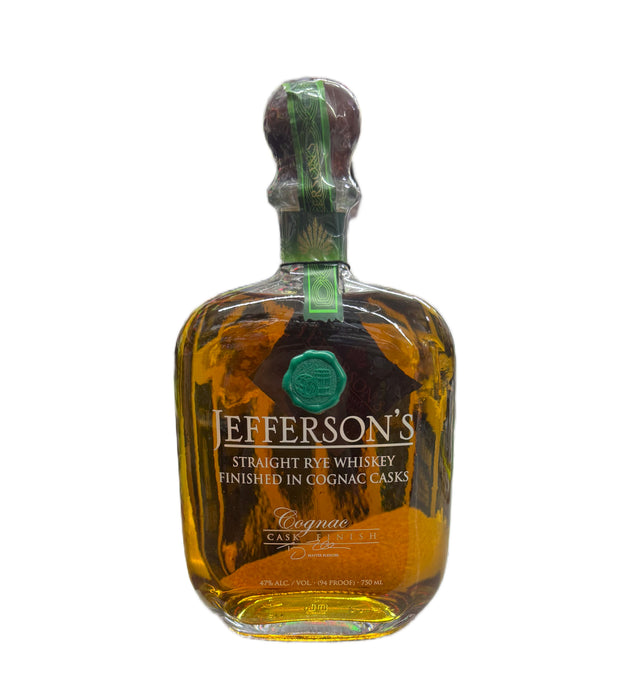 Jefferson's Straight Rye Whiskey Finished in Cognac Casks