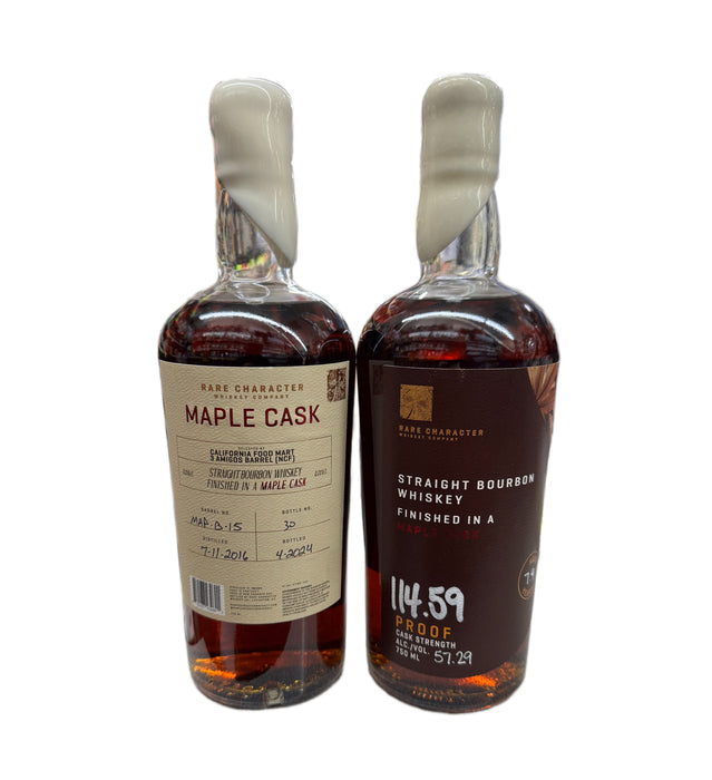Rare Character Single Barrel Finished in a Maple Cask (3 Amigos Barrel)