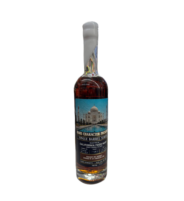 Rare Character Single Barrel Rye Finished in an Amburana Cask 7 years 4 Months, 118.1 Proof