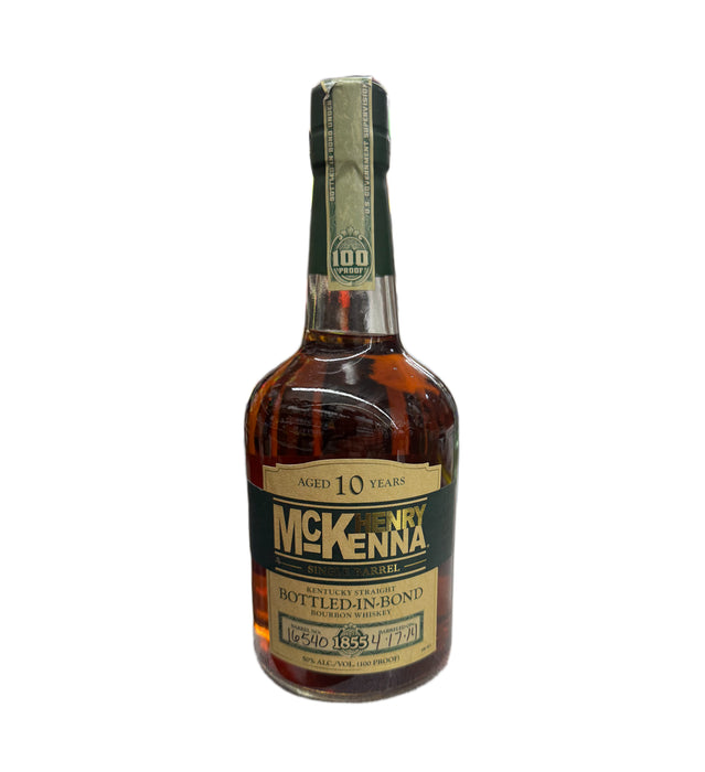 Henry McKenna 10 Year Single Barrel Bottled-in-Bond Bourbon Whiskey