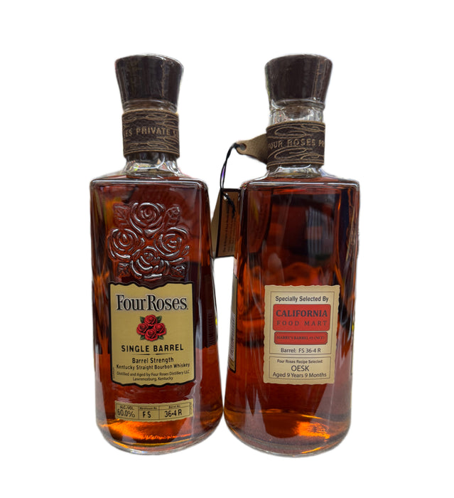 Four Roses Single Barrel 9 years 9 months (OESK) 120 Proof, 36-4R